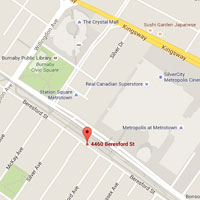 Contact & Map, Childrens Dentist Burnaby